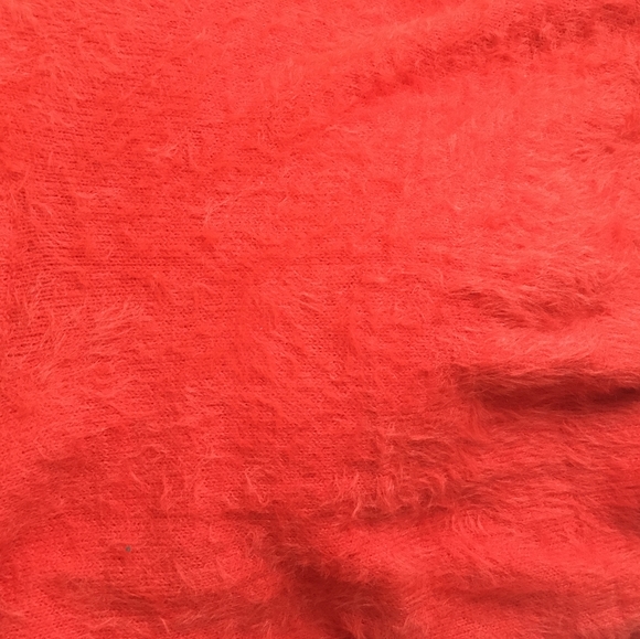 Red Fuzzy Sweater - Picture 4 of 4